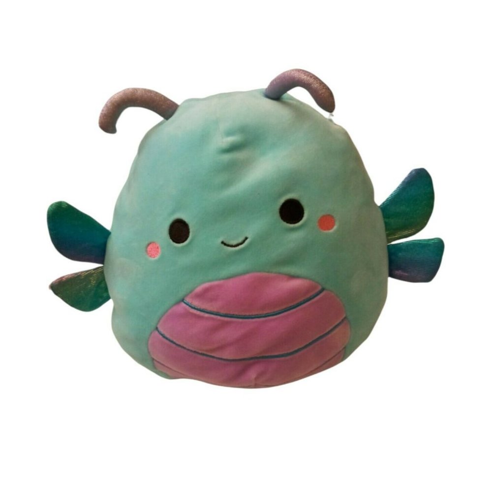 Squishmallows 9” Heather the Dragonfly 8/2020 Excellent Condition Cuddly Plush